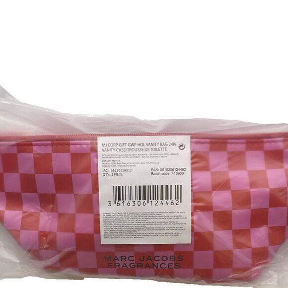 Marc Jacobs Vanity Case Red and Pink Checkered Bag Daisy Wild Perfume 4ml EDP - Picture 6 of 12